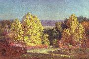 Theodore Clement Steele The Poplars oil painting reproduction